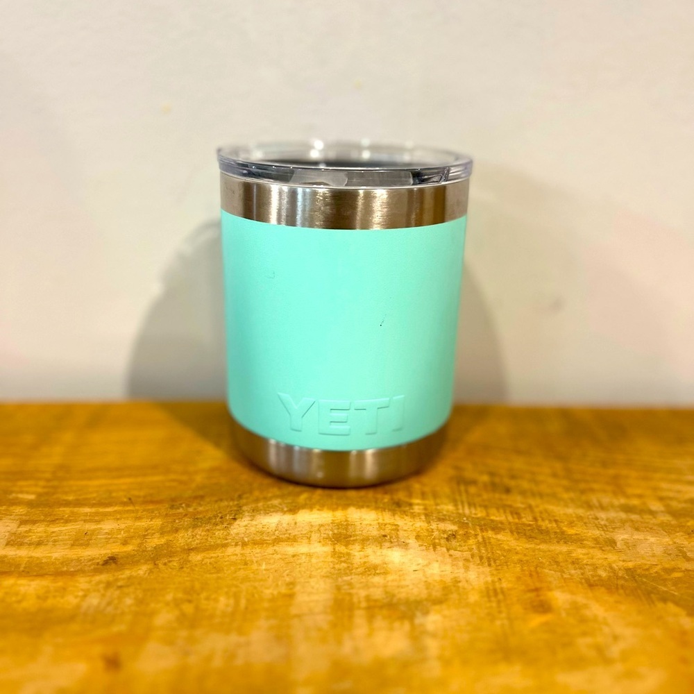 Yeti rambler 10oz Seafoam tumbler EUC